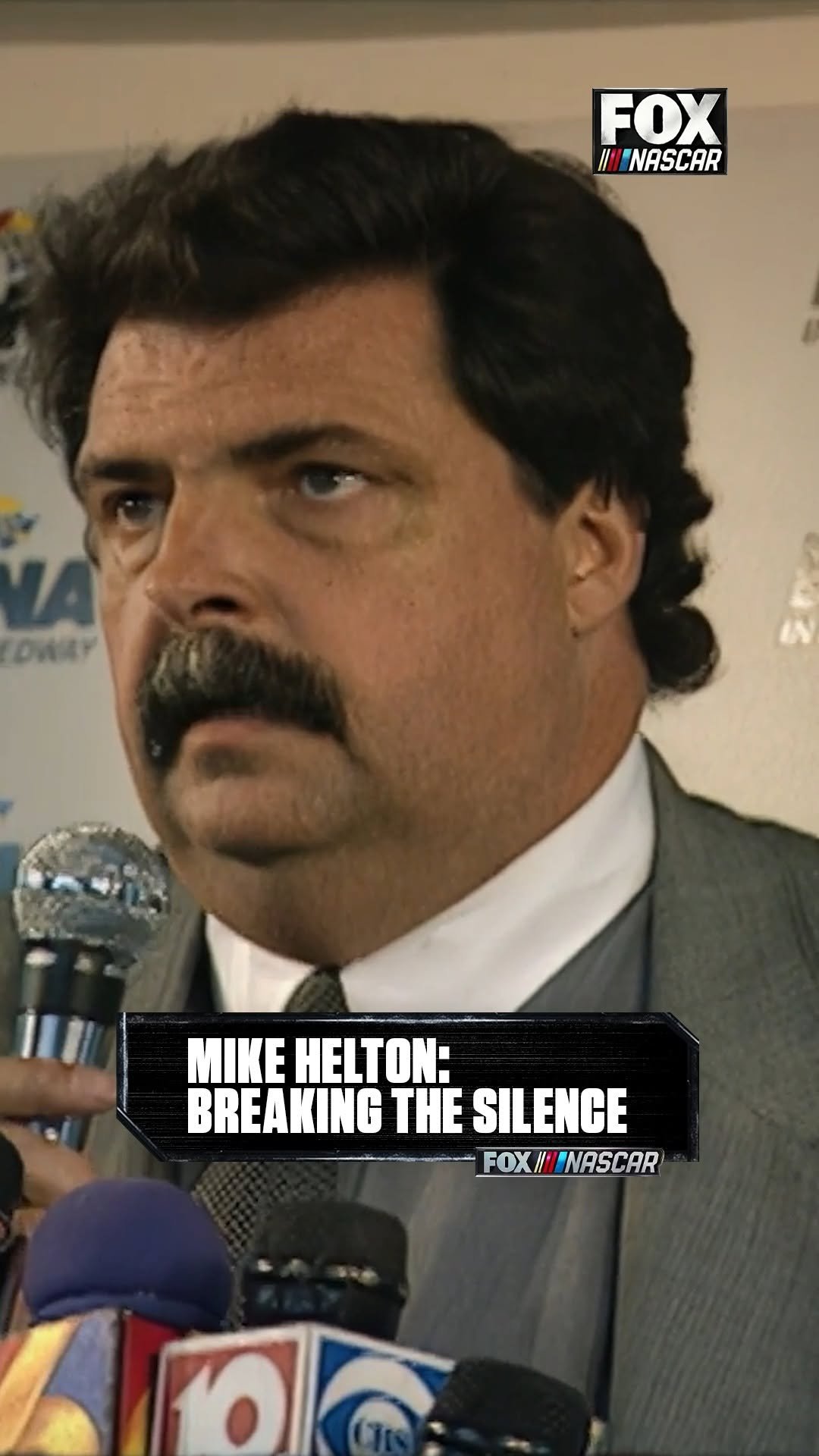 nascaronfox 게시물 이미지: Mike Helton recalls the weight of delivering...