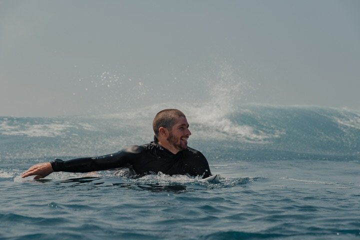 Photo shared by Bryan Waverider on April 17, 2026 tagging @nathan_florence. May be an image of surfboard, wetsuit, ocean and text.