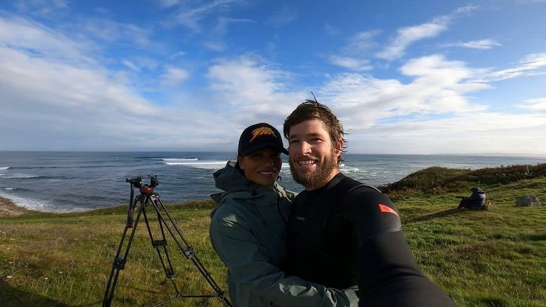 Photo shared by Nathan Florence on December 31, 2025 tagging @mahinaflorence. May be an image of elephant seal, tripod, coast and text.