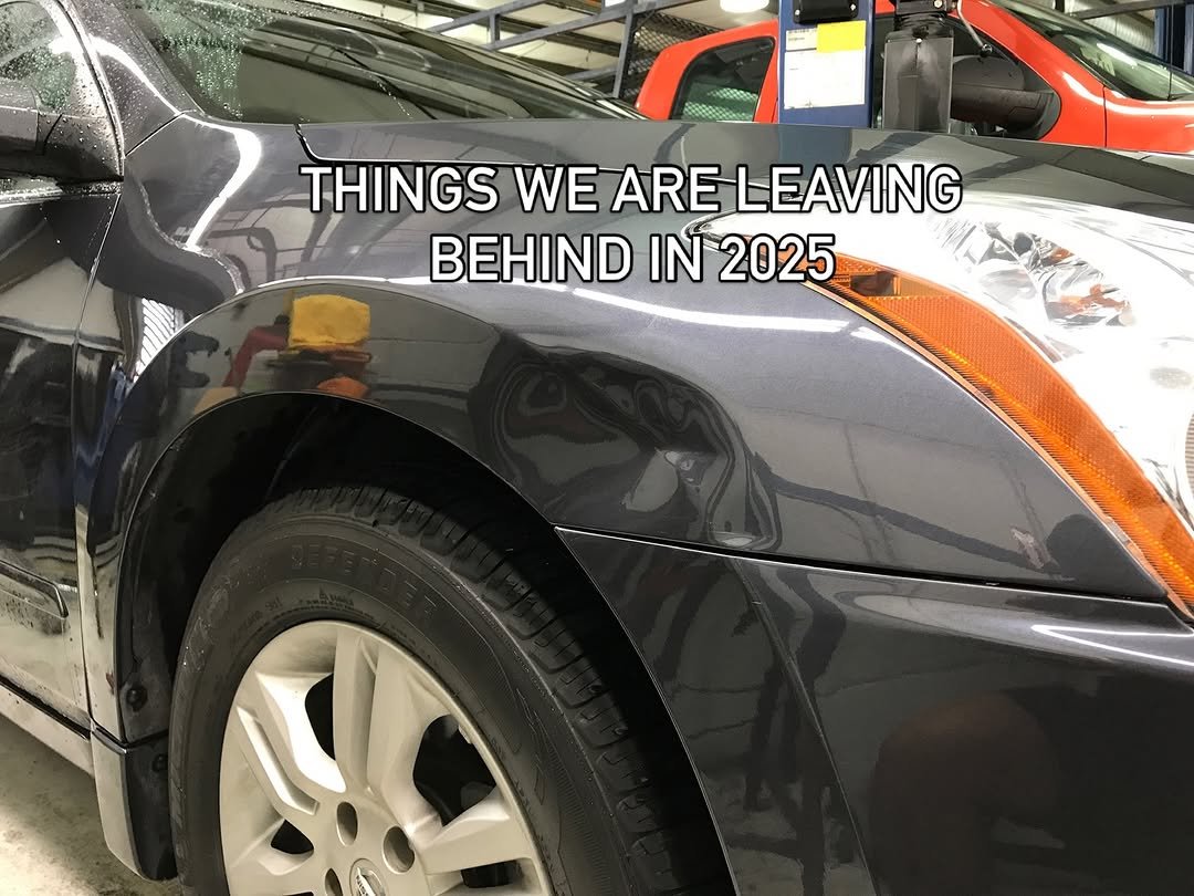 Photo by National Dent Repair | Nashvilles #1 Paintless Dent Repair | PDR on December 27, 2025. May be an image of car, auto part, windshield, minivan and text that says 'SBRROO 20888:8kon THINGS HINGSWEARELEAMVING WE ARELEAVING BEHIND BEHINDIN2025 IN IN2025'.