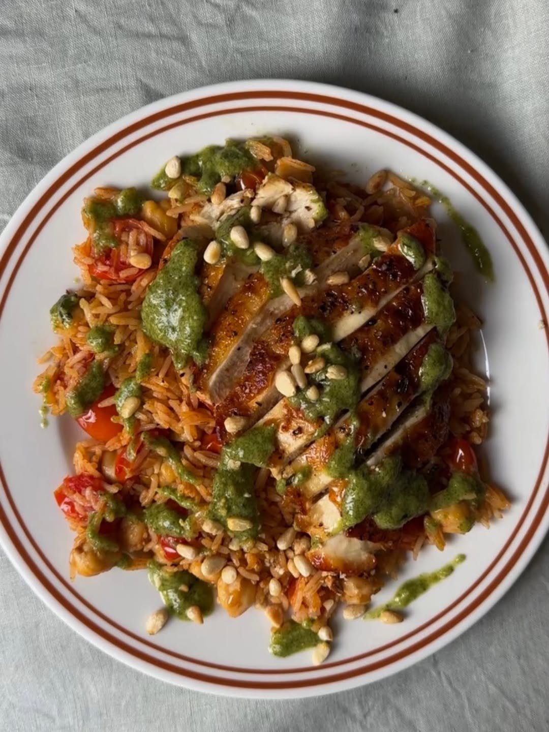 Photo by Natalia Rudin on April 21, 2026. May be an image of succotash, tomato and text.