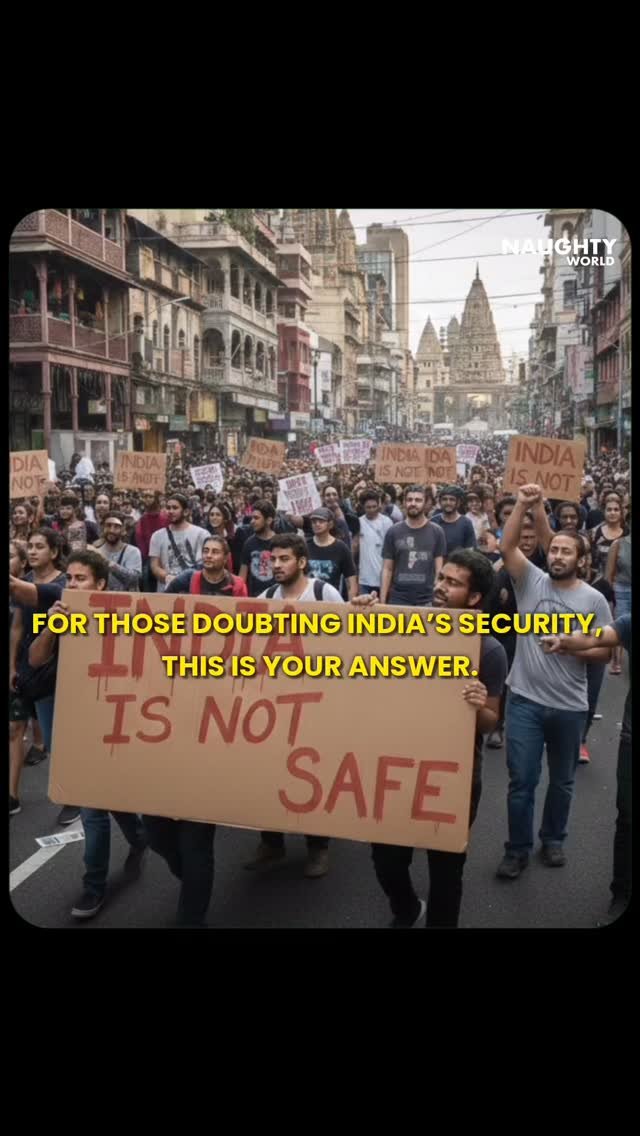 naughtyworld 게시물 이미지: While headlines scream India is unsafe, world...