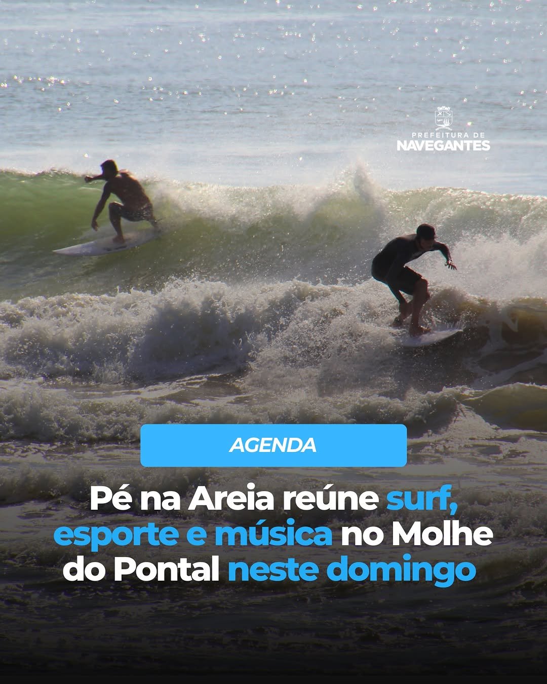 navegantessurfclube 게시물 이미지: 🏄‍♂️🌊 Domingo é dia de Pé na Areia em...