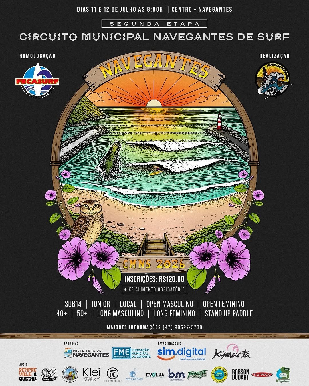navegantessurfclube 게시물 이미지: 2ª Etapa do Circuito Municipal de Surf de...
