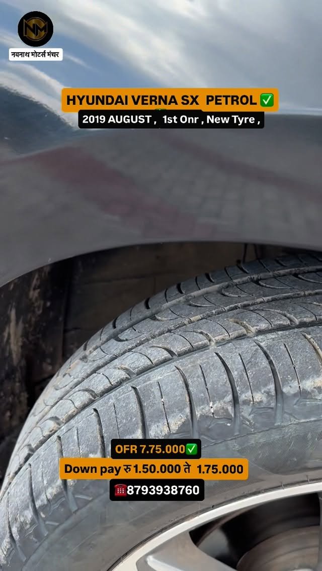 navnath_motors21 게시물 이미지: 2019 MODEL
HYUNDAI VERNA SX
PETROL
1 ONR
KIM...