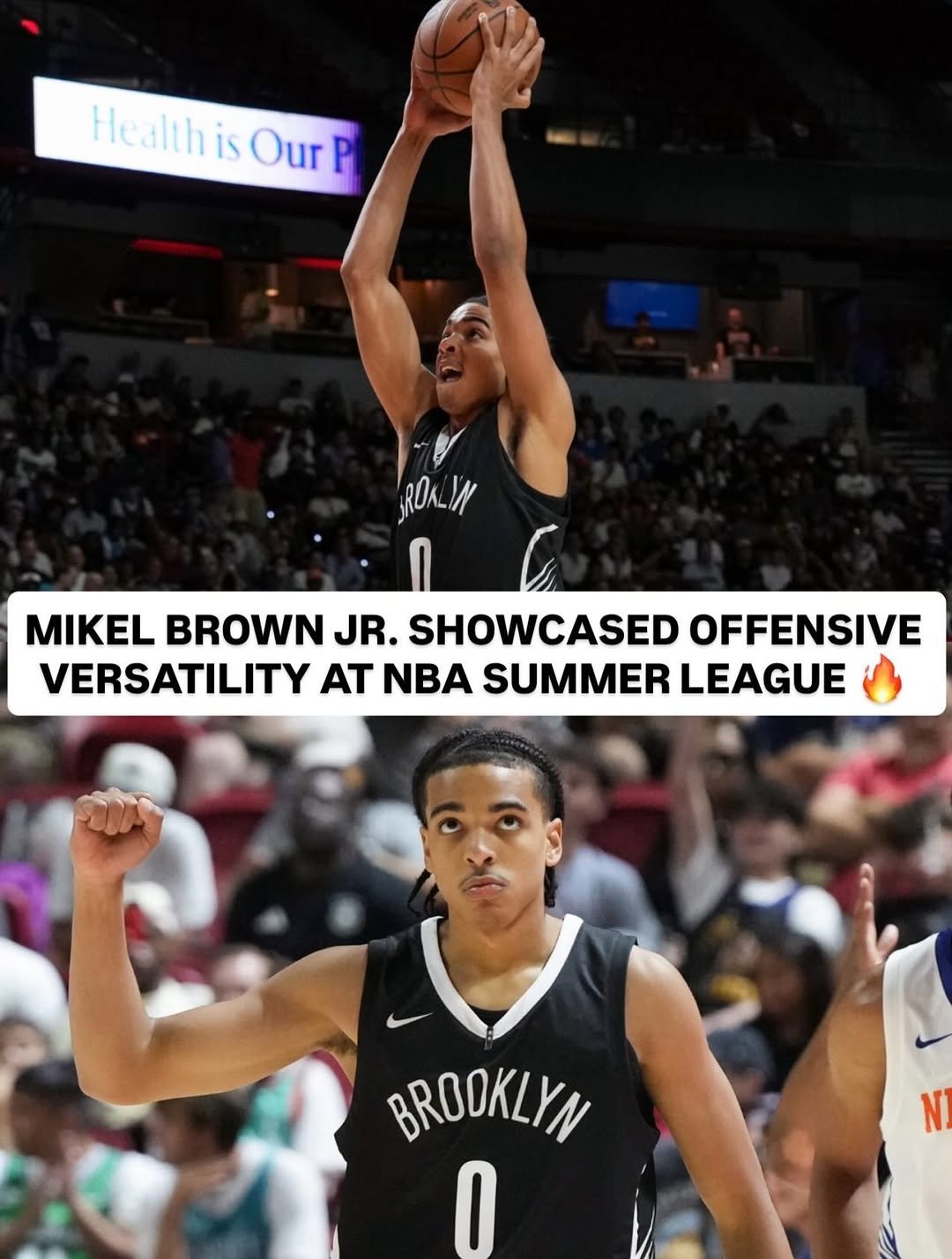 nba 게시물 이미지: No. 6 overall pick @mikel_brownjr (16.7 PPG)...