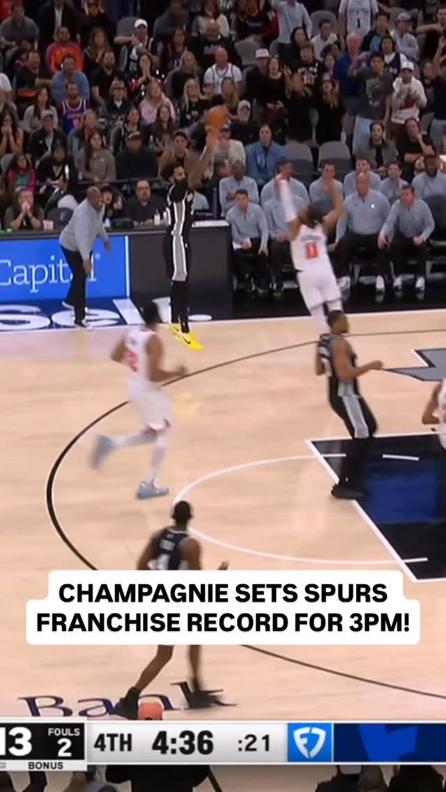 nba 게시물 이미지: Julian Champagnie knocks down his 11th triple...