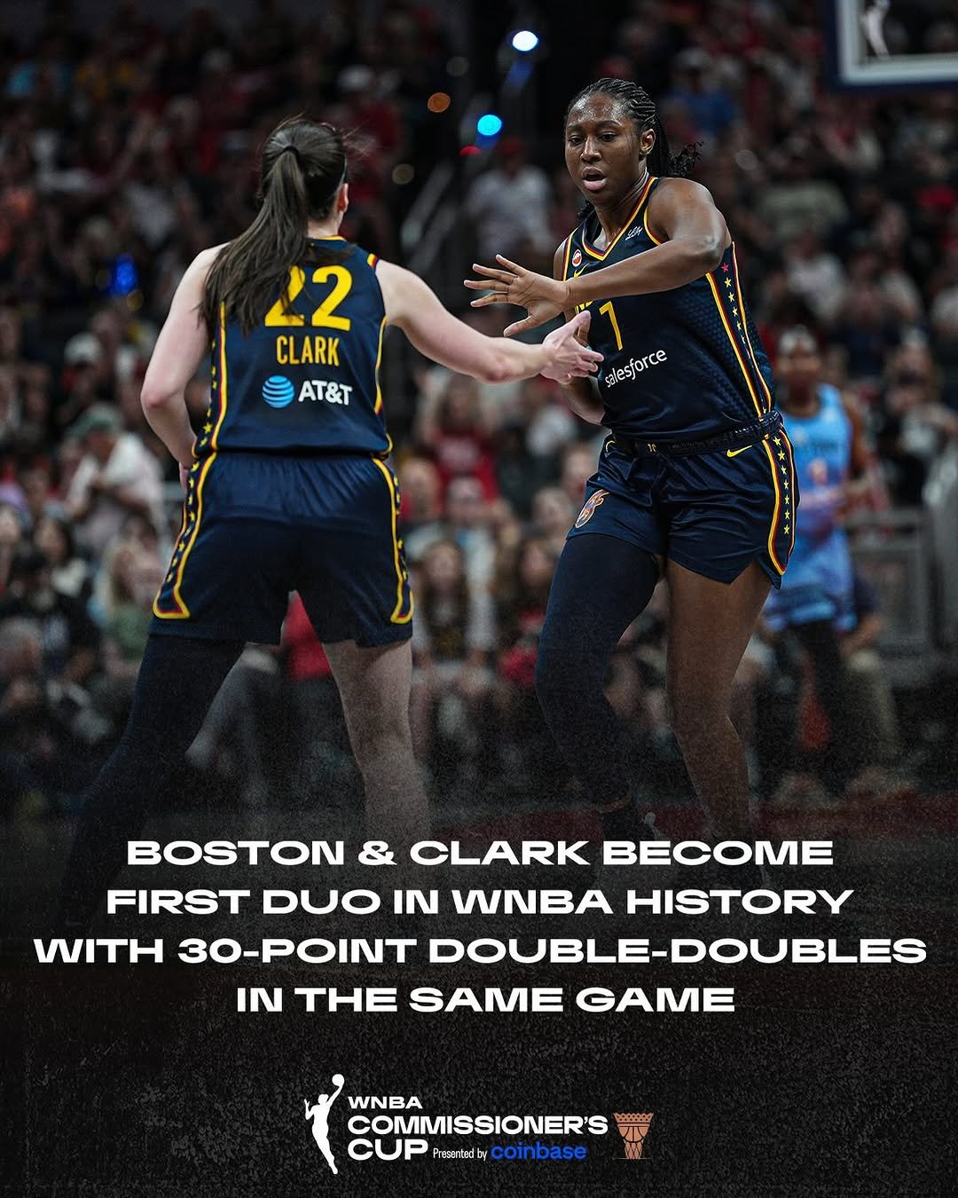 nba 게시물 이미지: THE FIRST DUO TO DO IT 🤯

Caitlin Clark (32...