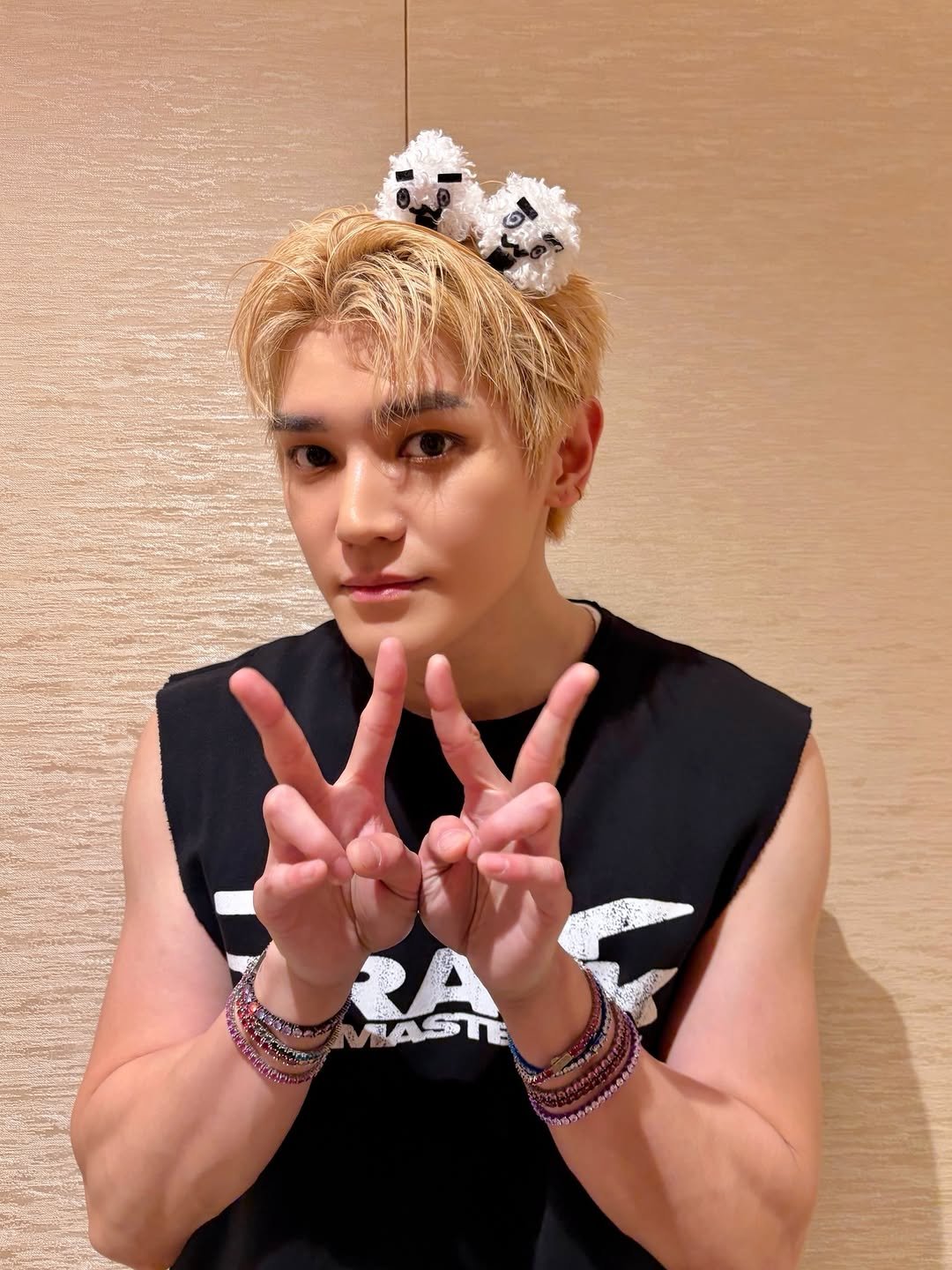 Photo by NCT Official Instagram in Yokohama with @taeoxo_nct. May be an image of one or more people, bangs, biceps and text.