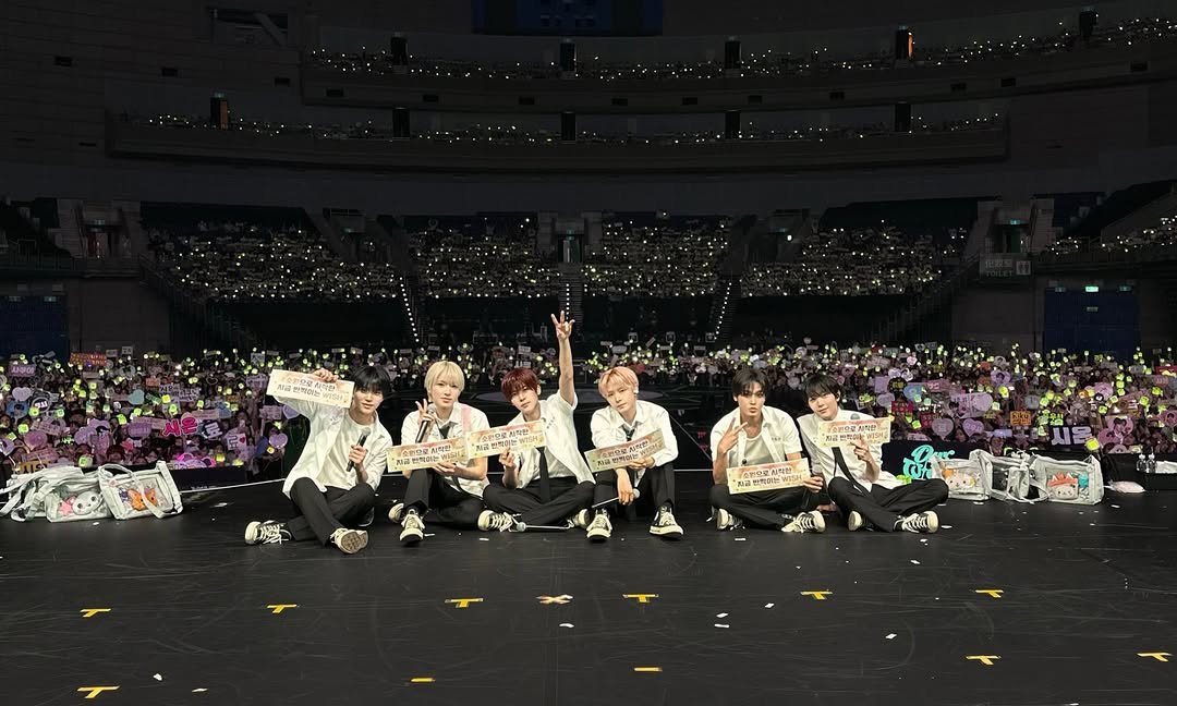 Photo by NCT WISH on March 28, 2026. May be an image of one or more people, bangs, concert and text.