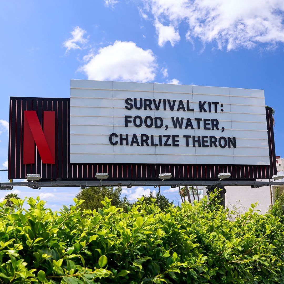 Photo by Netflix US on April 26, 2026. May be an image of signboard and text.