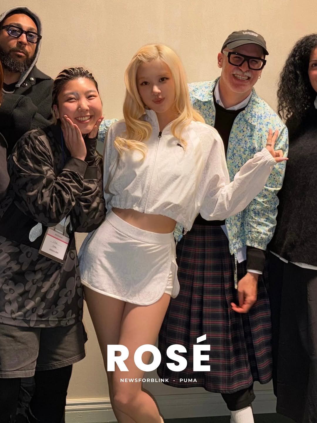 newsforblink 게시물 이미지: ROSÉ with team @Puma.