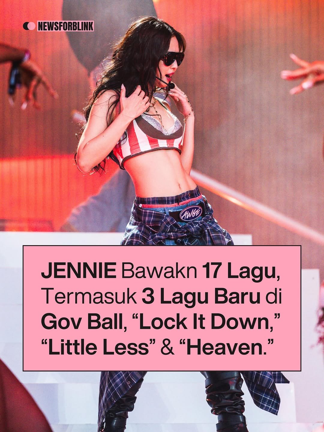 newsforblink 게시물 이미지: JENNIE delivered an outstanding headlining...