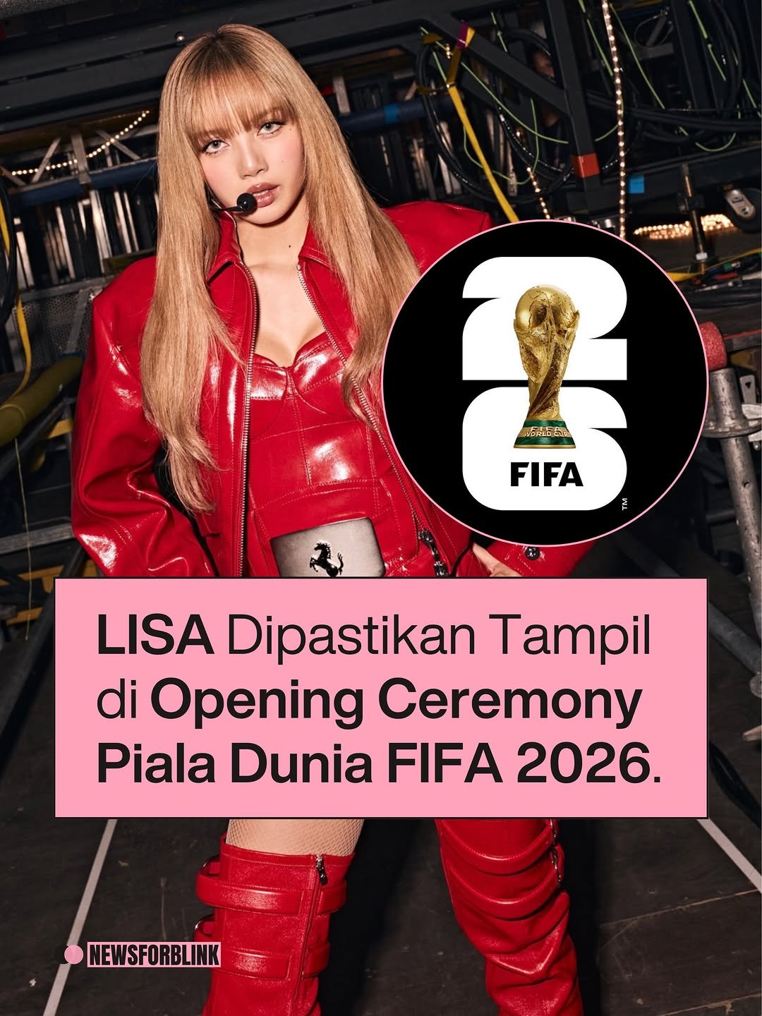 newsforblink 게시물 이미지: LISA officially joins the star-studded lineup...