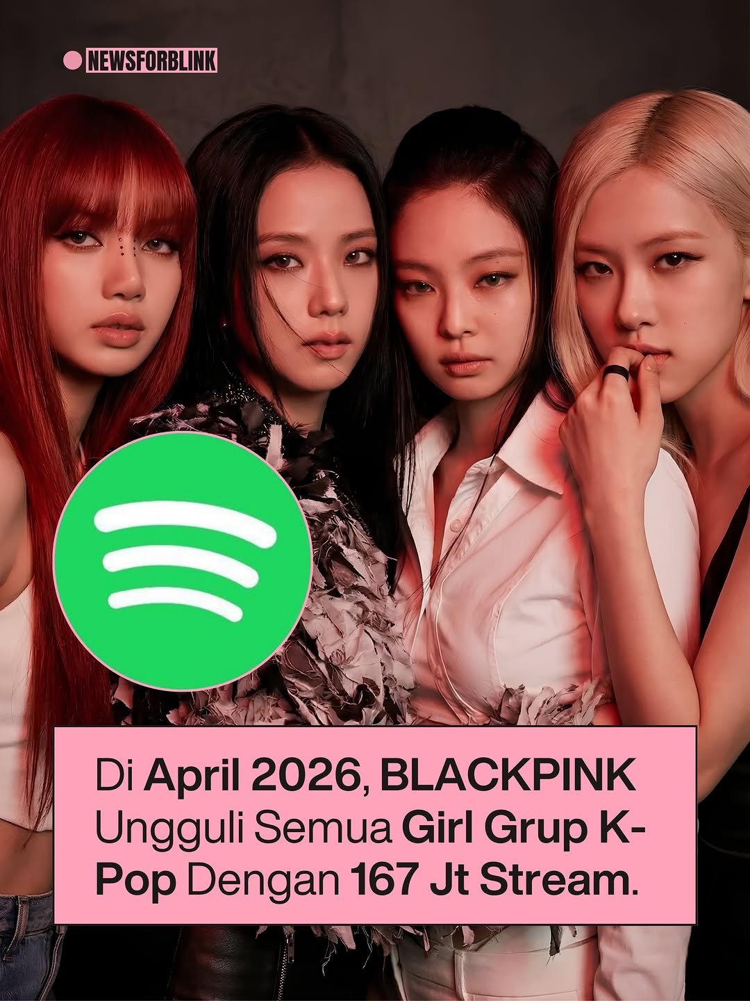 newsforblink 게시물 이미지: BLACKPINK held the top spot among female K-pop...