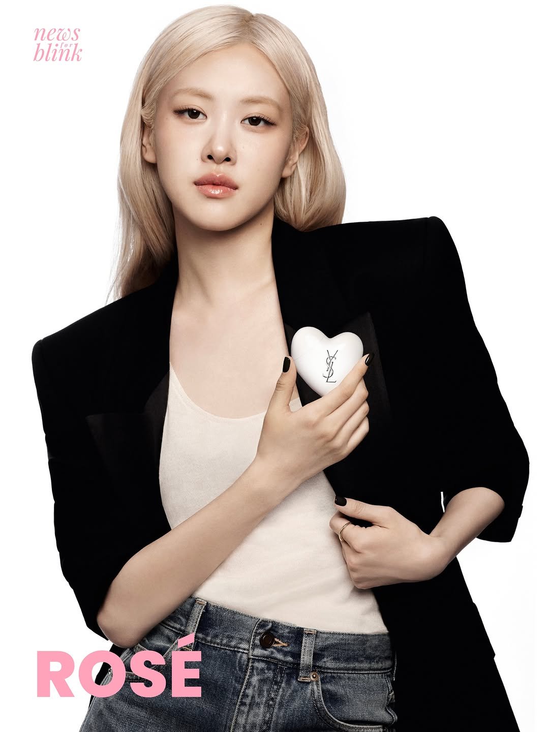 newsforblink 게시물 이미지: ROSÉ for YSL Beauté Care Crush.