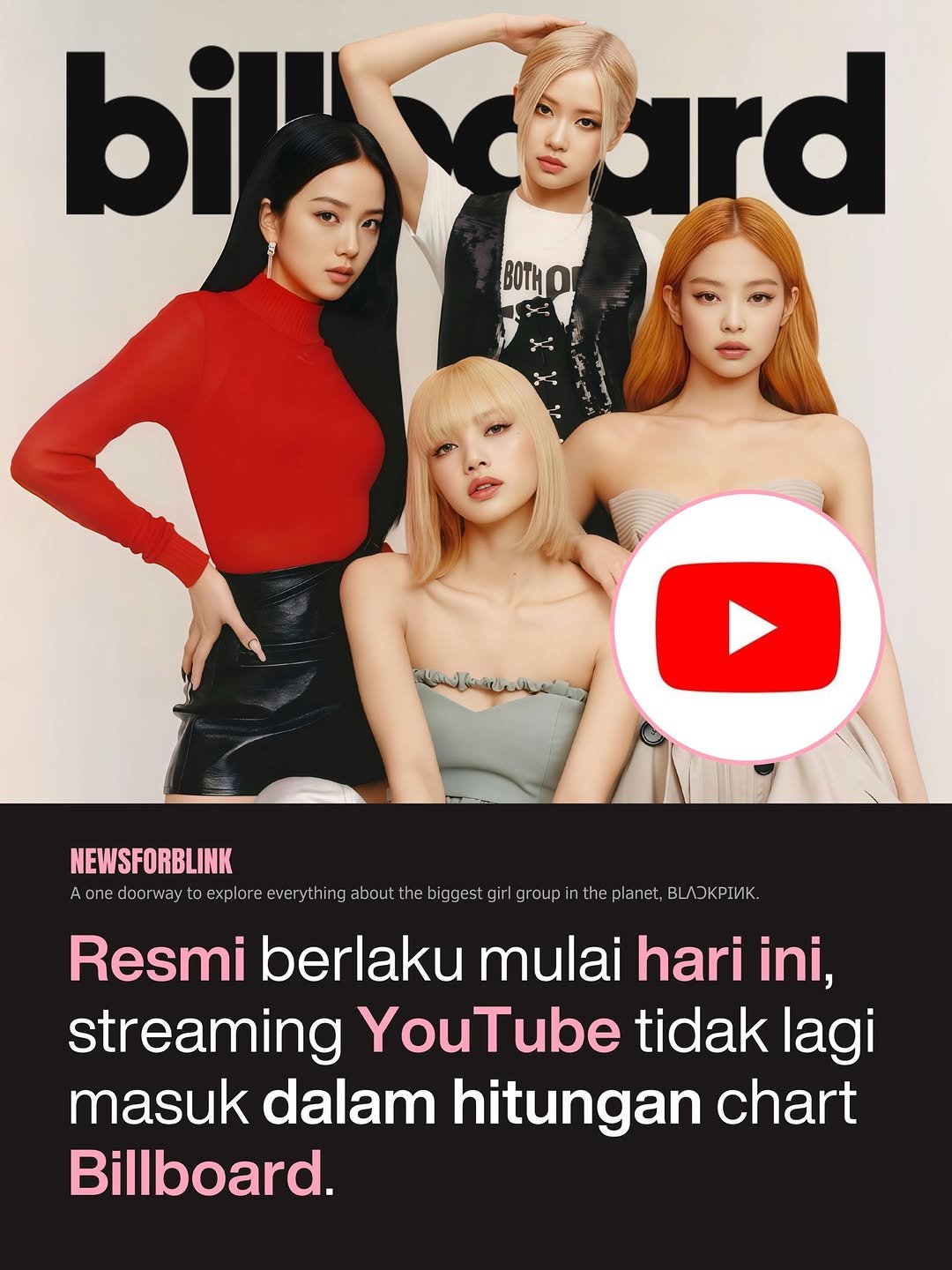 Photo by BLACKPINK NEWS on January 16, 2026. May be an image of poster, magazine and text.