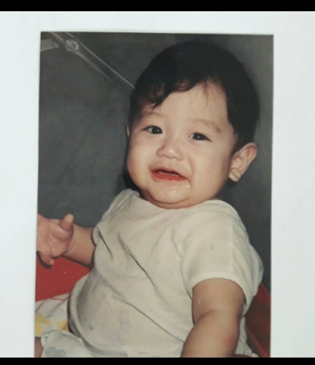 Photo by New Thitipoom on January 09, 2026. May be an image of baby, smiling and text.