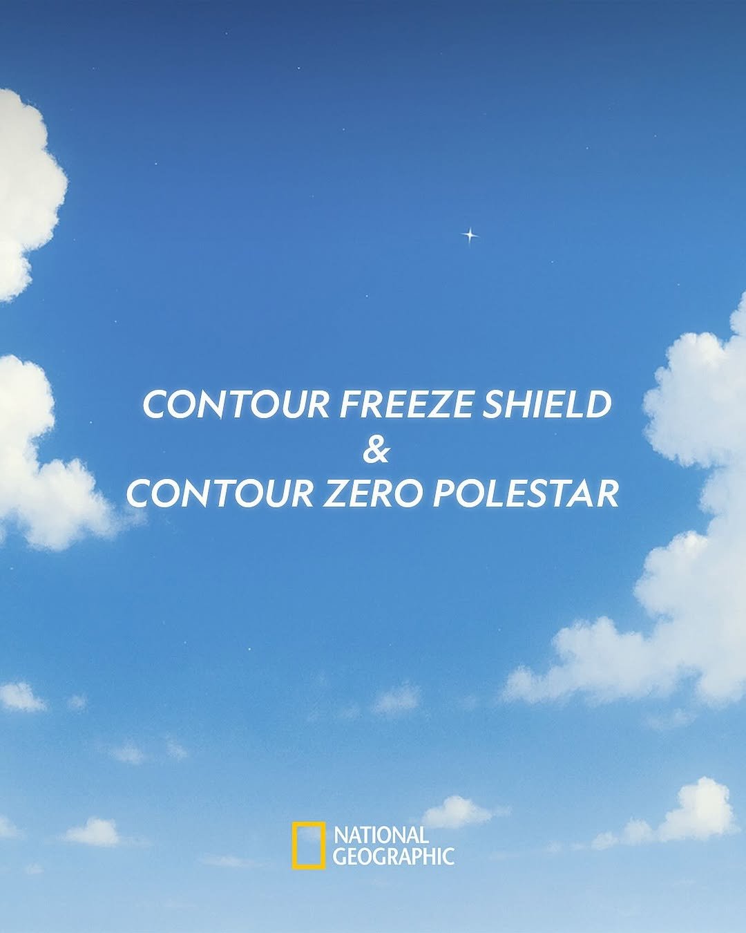 Photo by 내셔널지오그래픽 어패럴 on August 18, 2025. May be an image of one or more people, makeup and text that says 'CONTOUR FREEZE CONTOURFREEZESHIELD SHIELD & CONTOUR ZERO POLESTAR NATIONAL GEOGRAPHIC'.