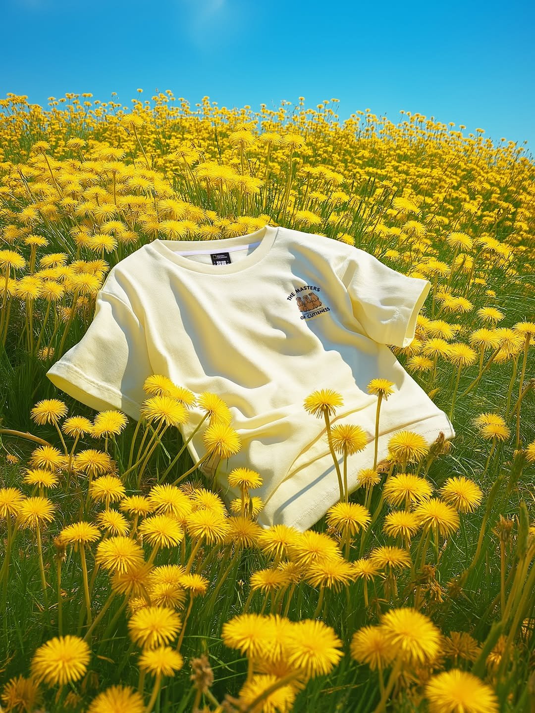 Photo by 내셔널지오그래픽 어패럴 on August 22, 2025. May be an image of flower, dandelion and text.