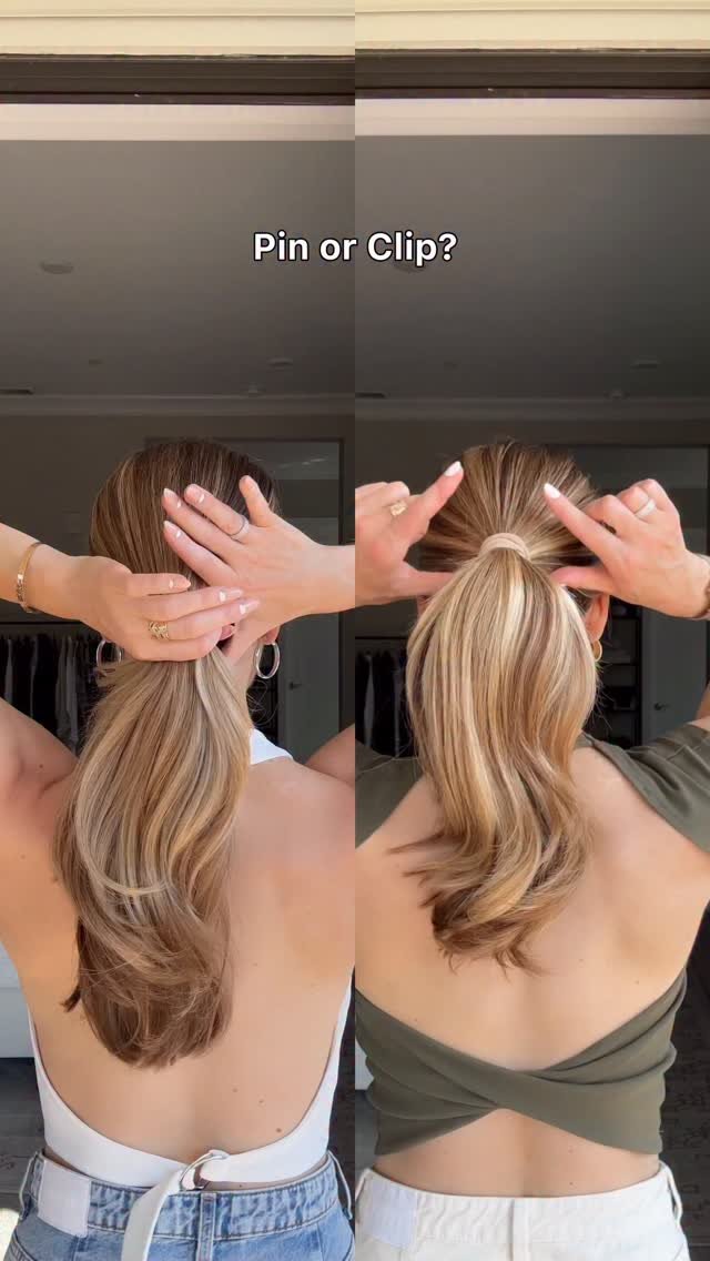 nicholeciotti 게시물 이미지: Two hairstyles to try this weekend! Are you...