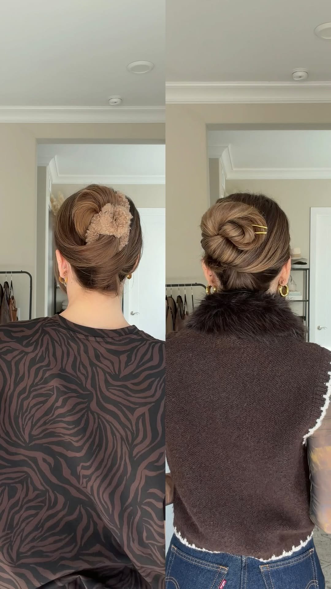 nicholeciotti 게시물 이미지: Two hairstyles I have on repeat! Clip or pin?...