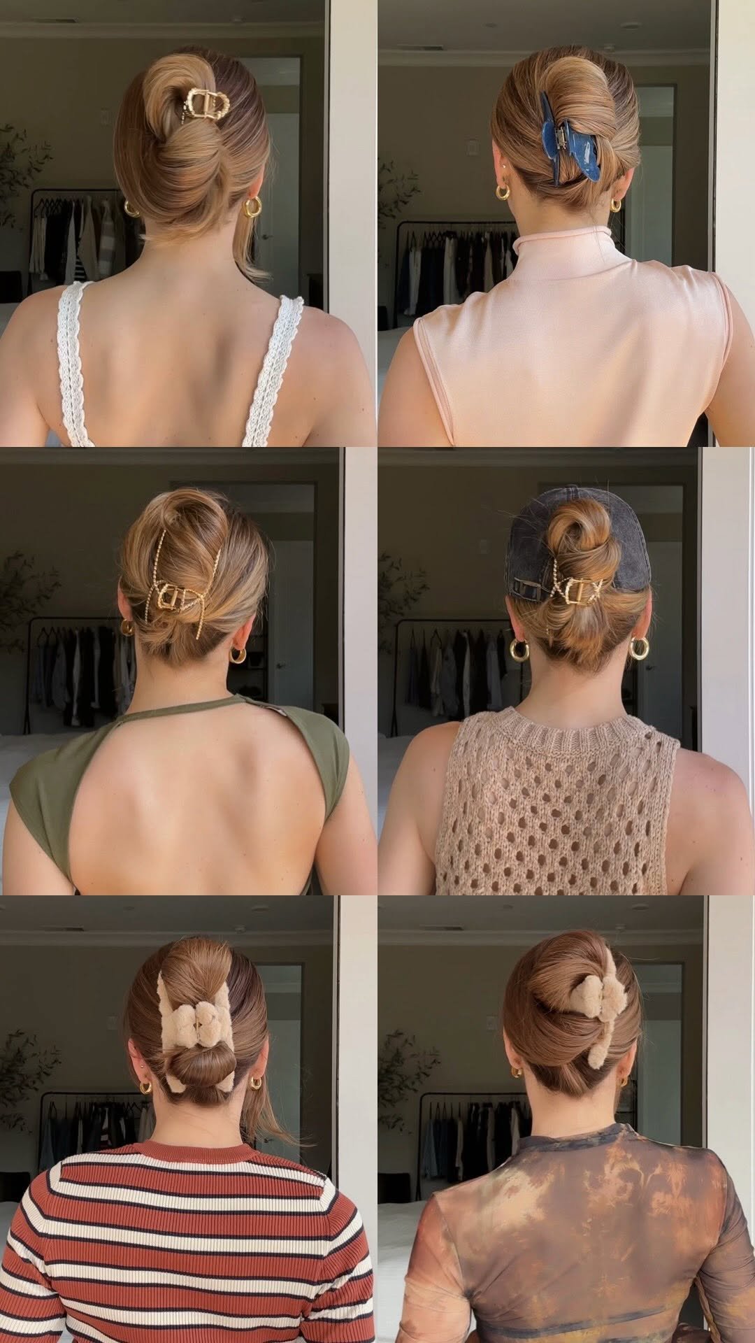 nicholeciotti 게시물 이미지: 5 easy claw clip styles! Which one is your...