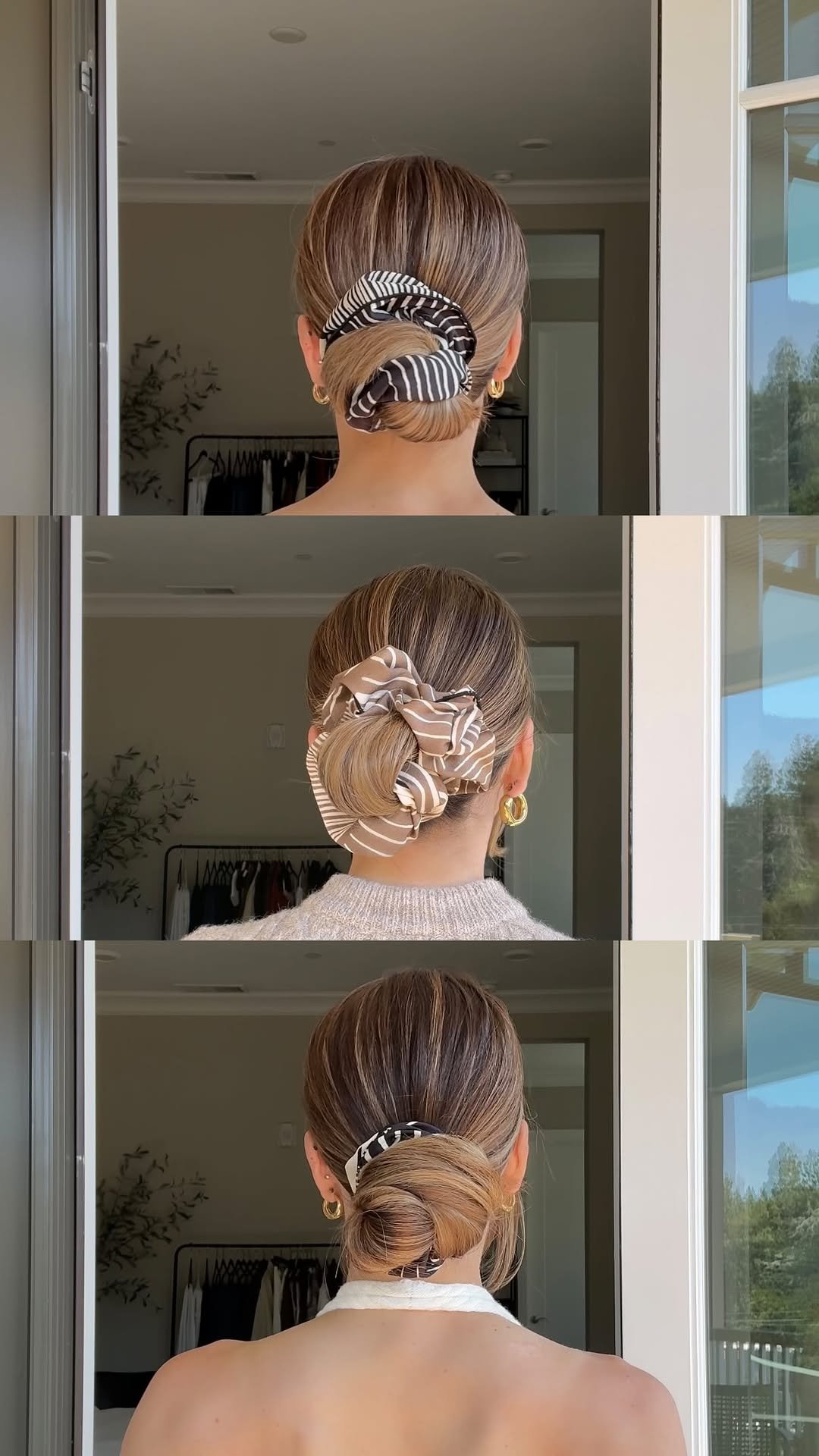 nicholeciotti 게시물 이미지: Three easy scrunchie bun ideas 💁‍♀️ 1, 2, or...