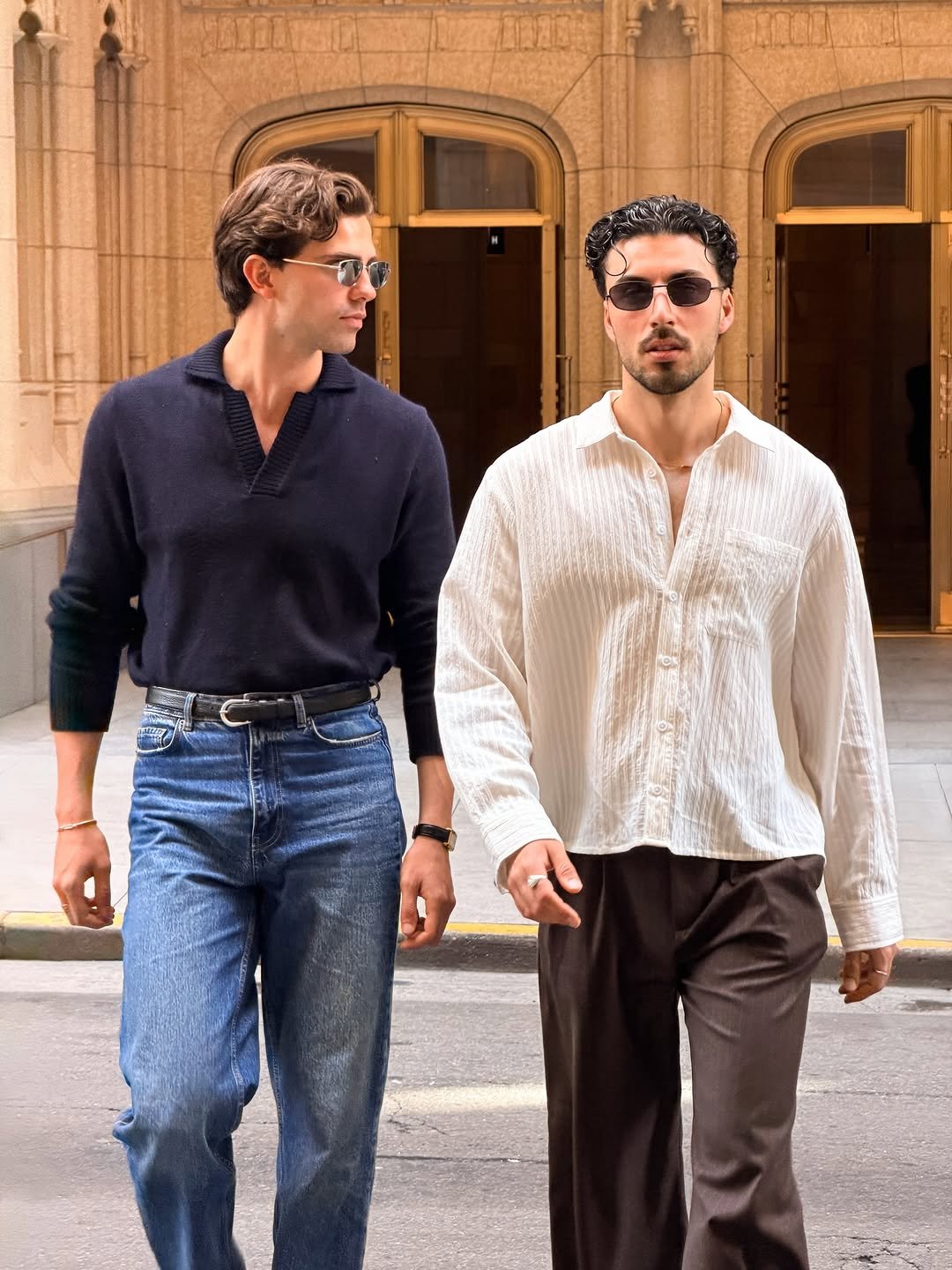 Photo shared by Nico on April 05, 2026 tagging @bielvalldo. May be an image of one or more people, portable cassette player, sunglasses and text.