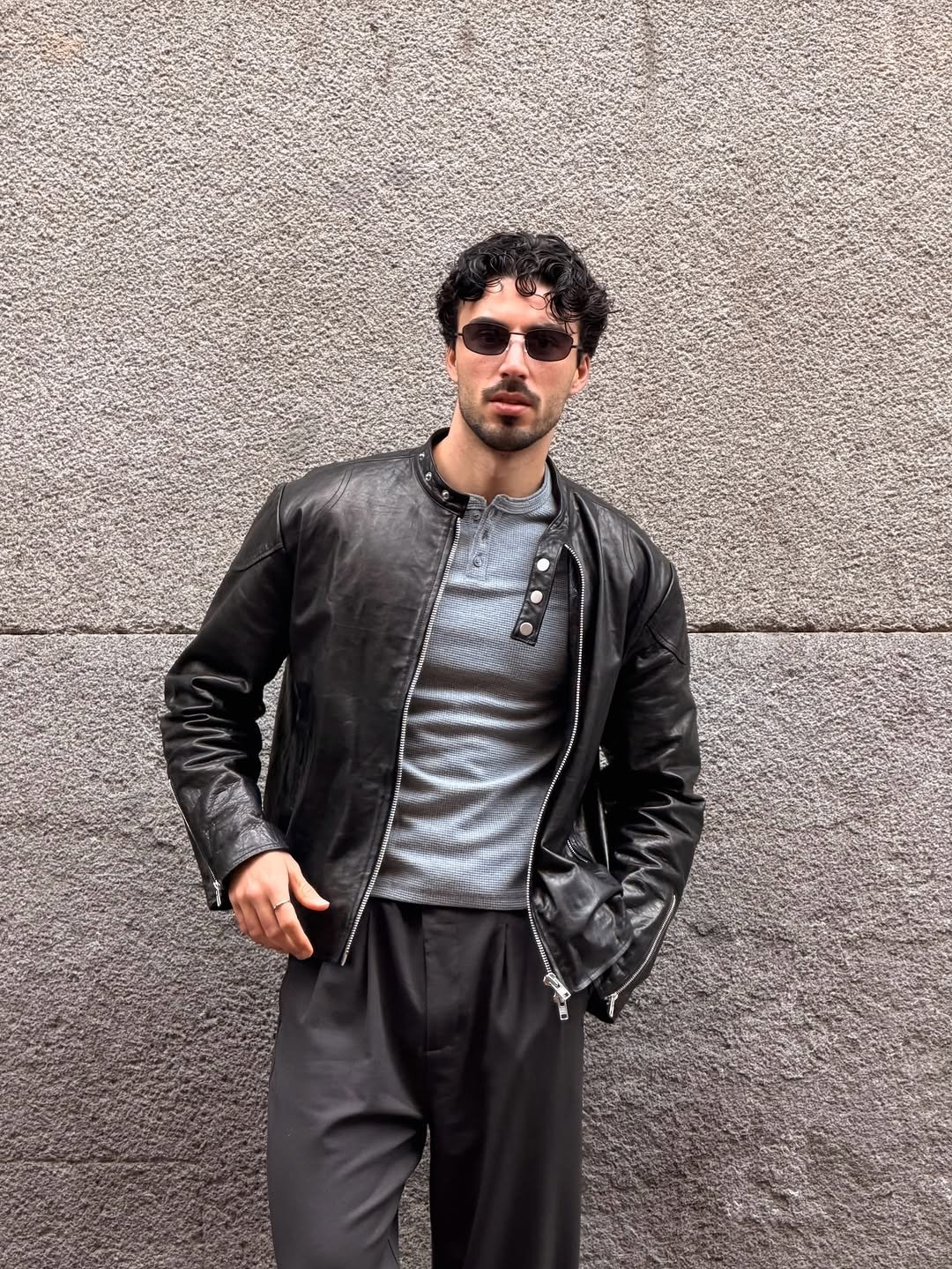 Photo shared by Nico on January 04, 2026 tagging @california.arts. May be an image of leather, suit and text.