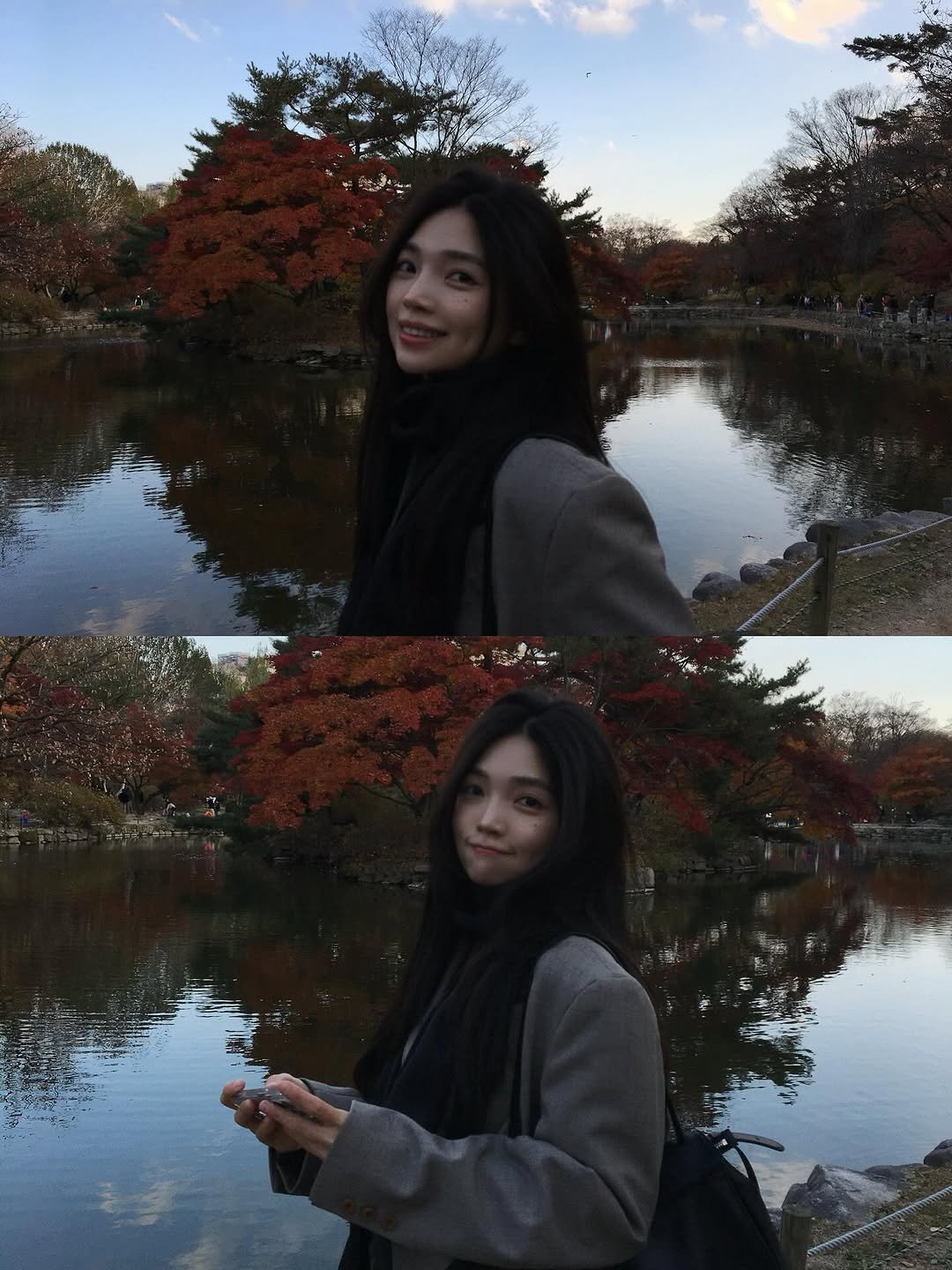 Photo by 여울 yeowool on November 16, 2025. May be an image of park and text.