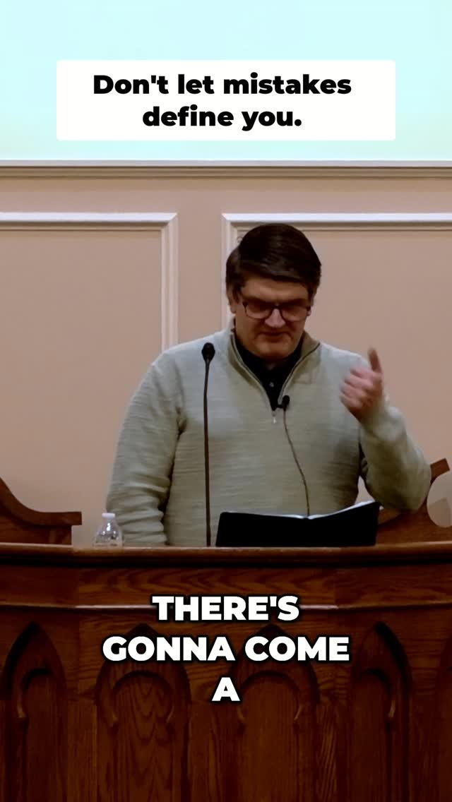 ninthavenuechurchofchrist 게시물 이미지: You're gonna mess up. It may be today,...