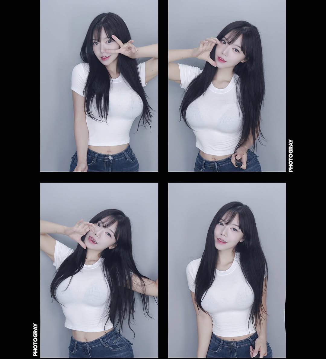 Photo by Rinnn | 리리 🩷 on August 06, 2025. May be an image of 4 people, braids, long hair, top and text.