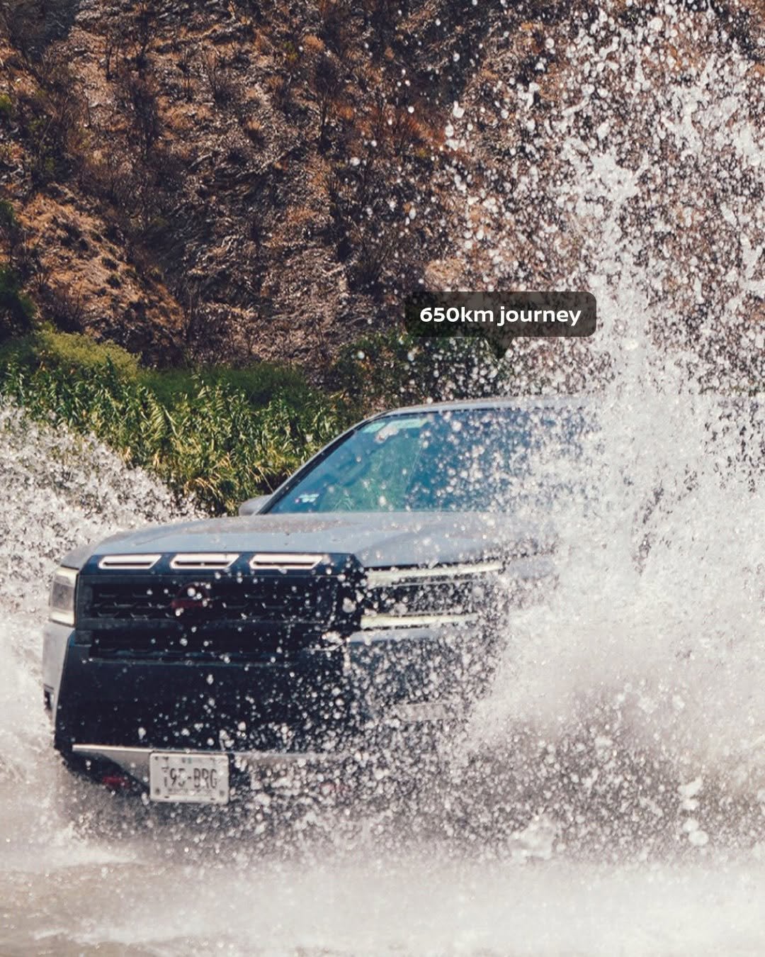 nissan 게시물 이미지: As the official support vehicle, Frontier V6...