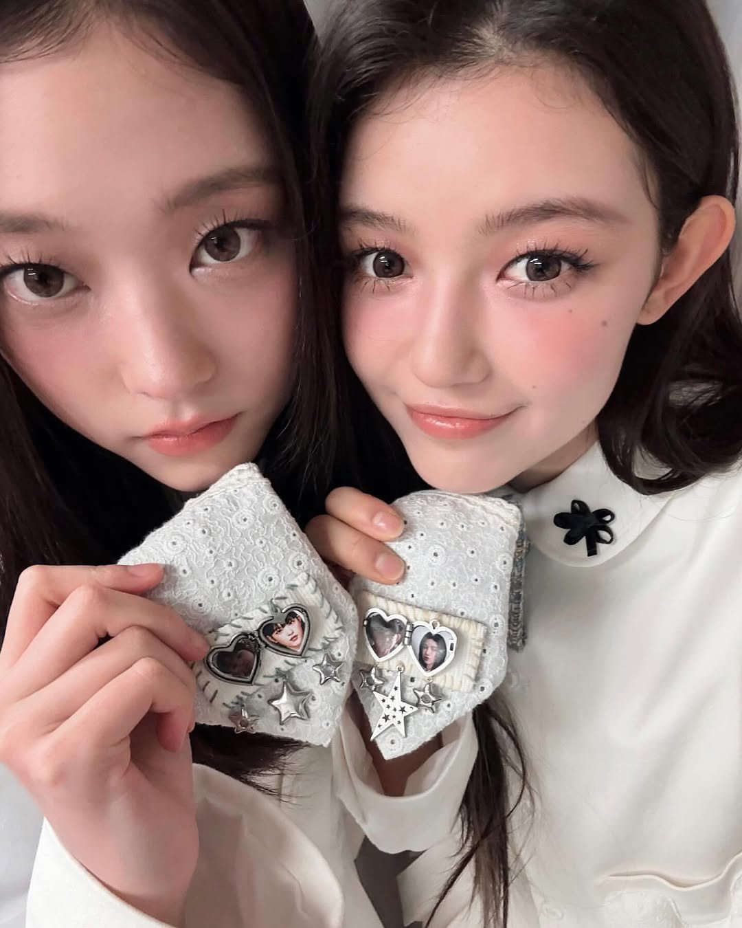 Photo shared by NJZ HAERIN 해린 on March 29, 2026 tagging @dani_njz. May be an image of one or more people, hair and text.