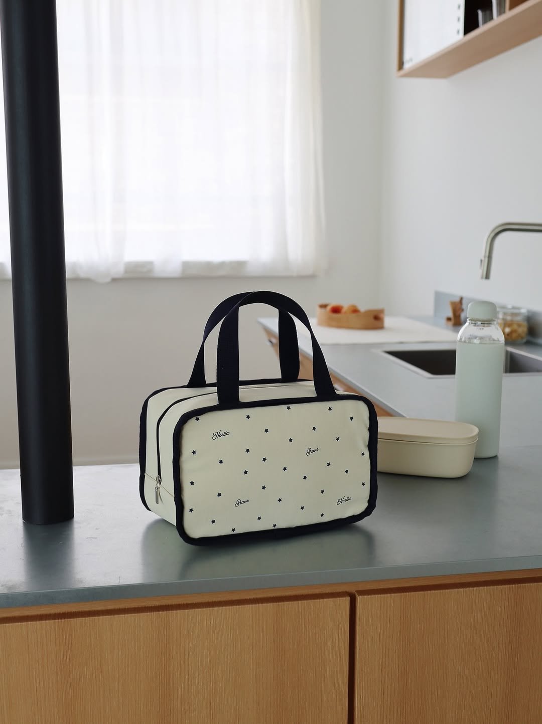 Photo by Noella is Brave on August 20, 2025. May be an image of suitcase, saddle-stitched leather, pouch, purse, briefcase, pencil case and text.