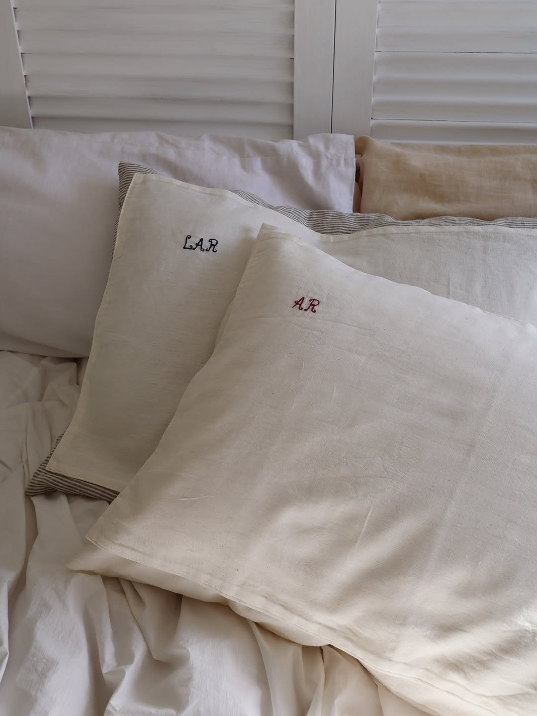 Photo by Noella is Brave on February 18, 2026. May be an image of blanket, bedroom and text that says 'ГАЯ'.