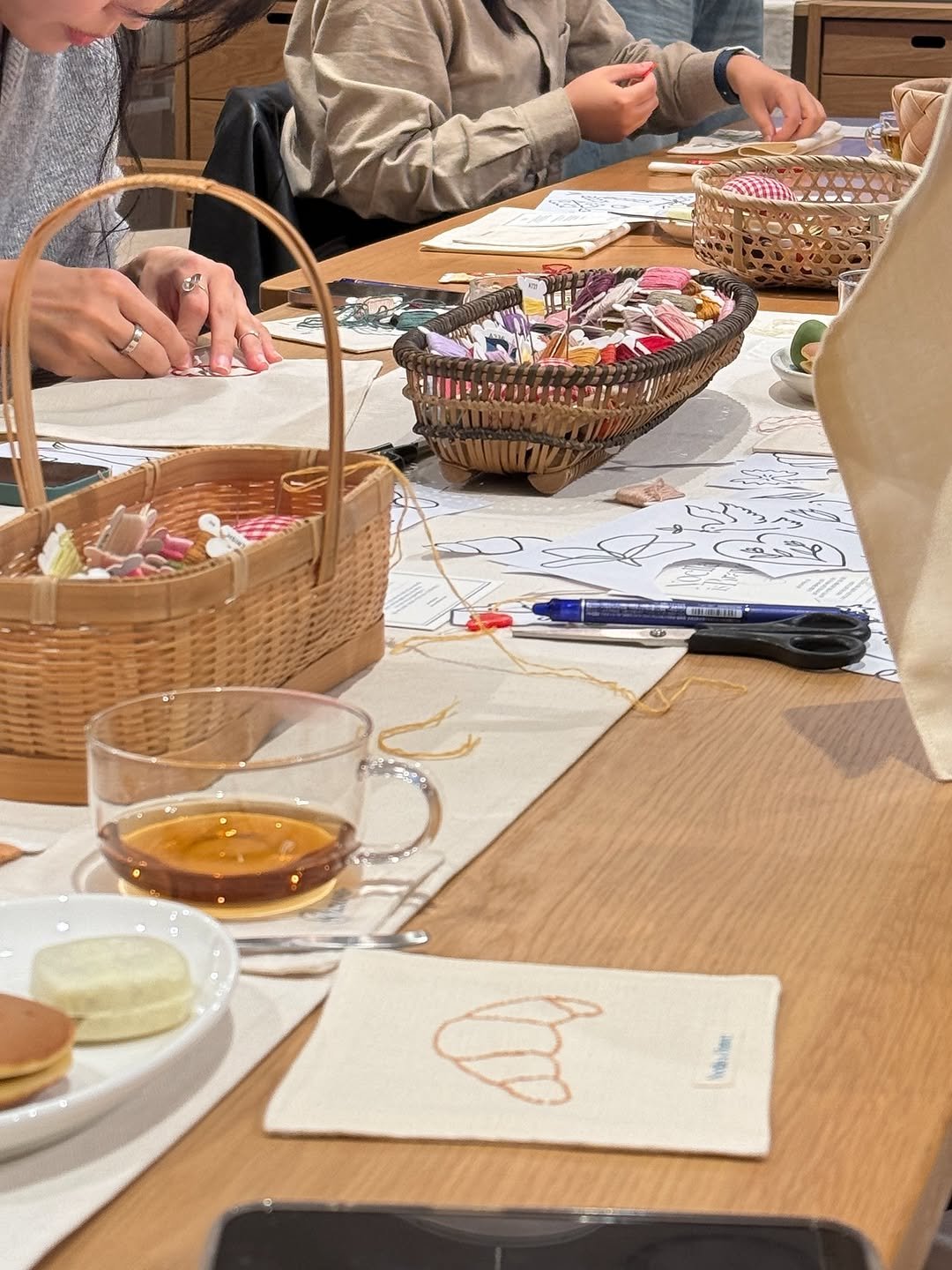 Photo shared by Noella is Brave on November 01, 2025 tagging @mujikr_openmuji, and @mujikr. May be an image of basket, placemat, napkin, tablecloth, stitching and text.