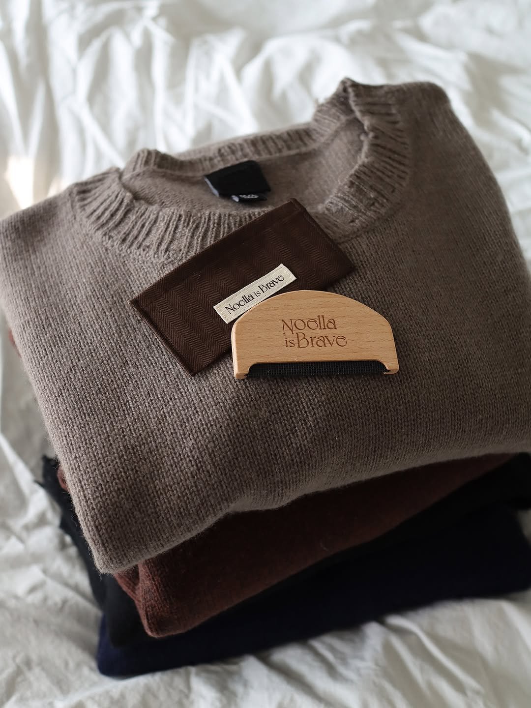 Photo by Noella is Brave on November 13, 2025. May be an image of sweater, fleece, wool and text that says 'Nocia is Bravo Noella isBrave'.