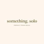 something.solo 프로필 사진