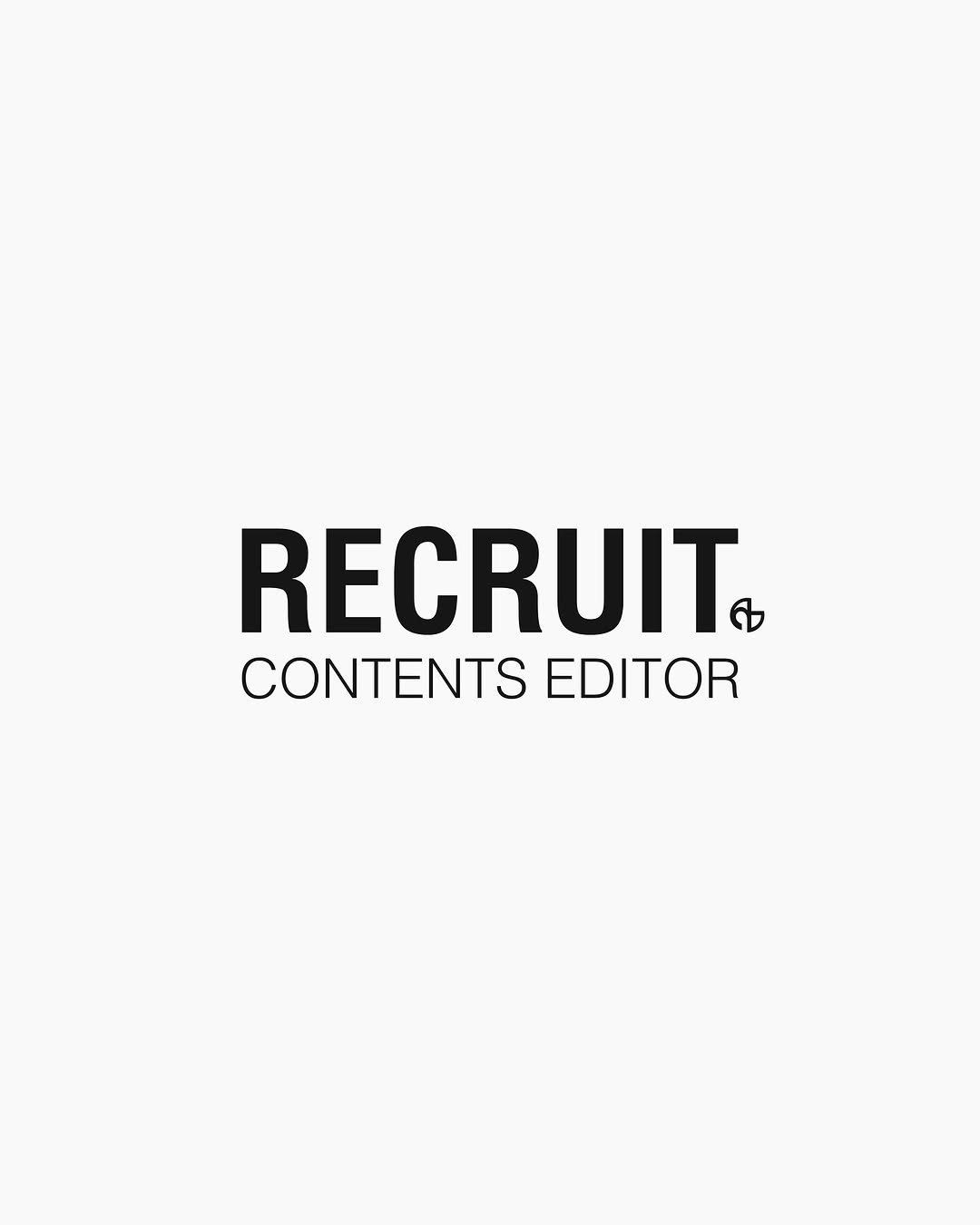 Photo by NOMANUAL® on September 17, 2025. May be a graphic of magazine, poster and text that says 'RECRUIT ጥ CONTENTS EDITOR'.
