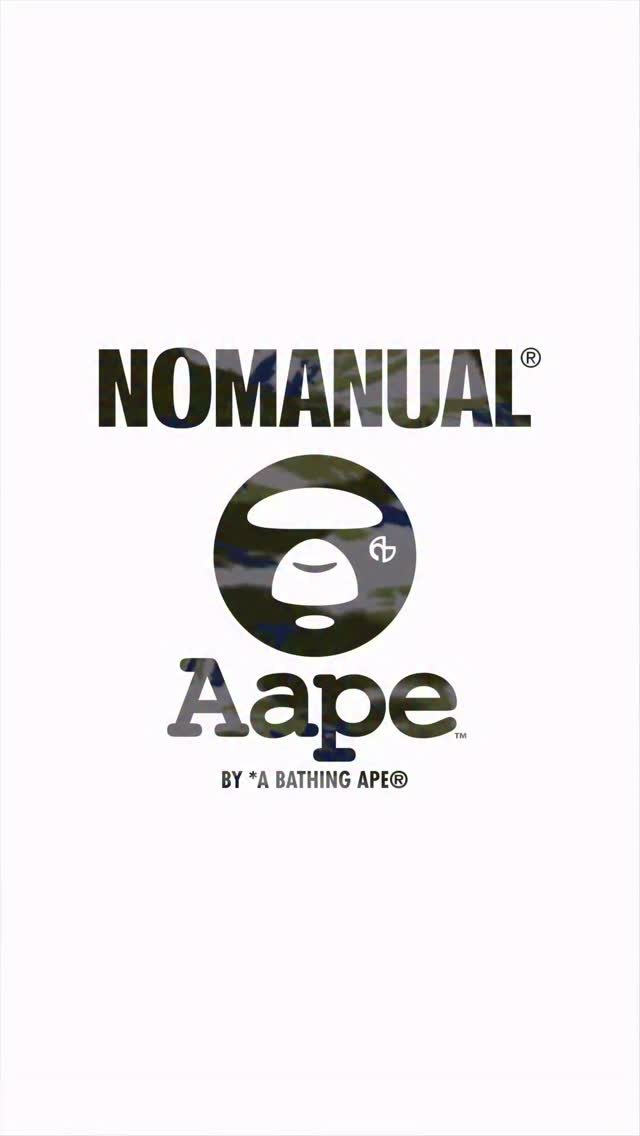 nomanual.designs 게시물 이미지: It‘s official.
AAPE BY *A BATHING APE® x...
