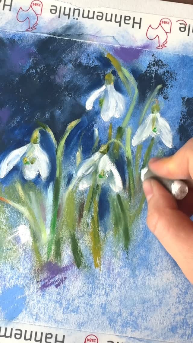 noopy_grim 게시물 이미지: #삼원아트스폰서십8기 
전시 리플렛에 있는 예쁜 스노우드롭을 가장 애정했던 종이 중...