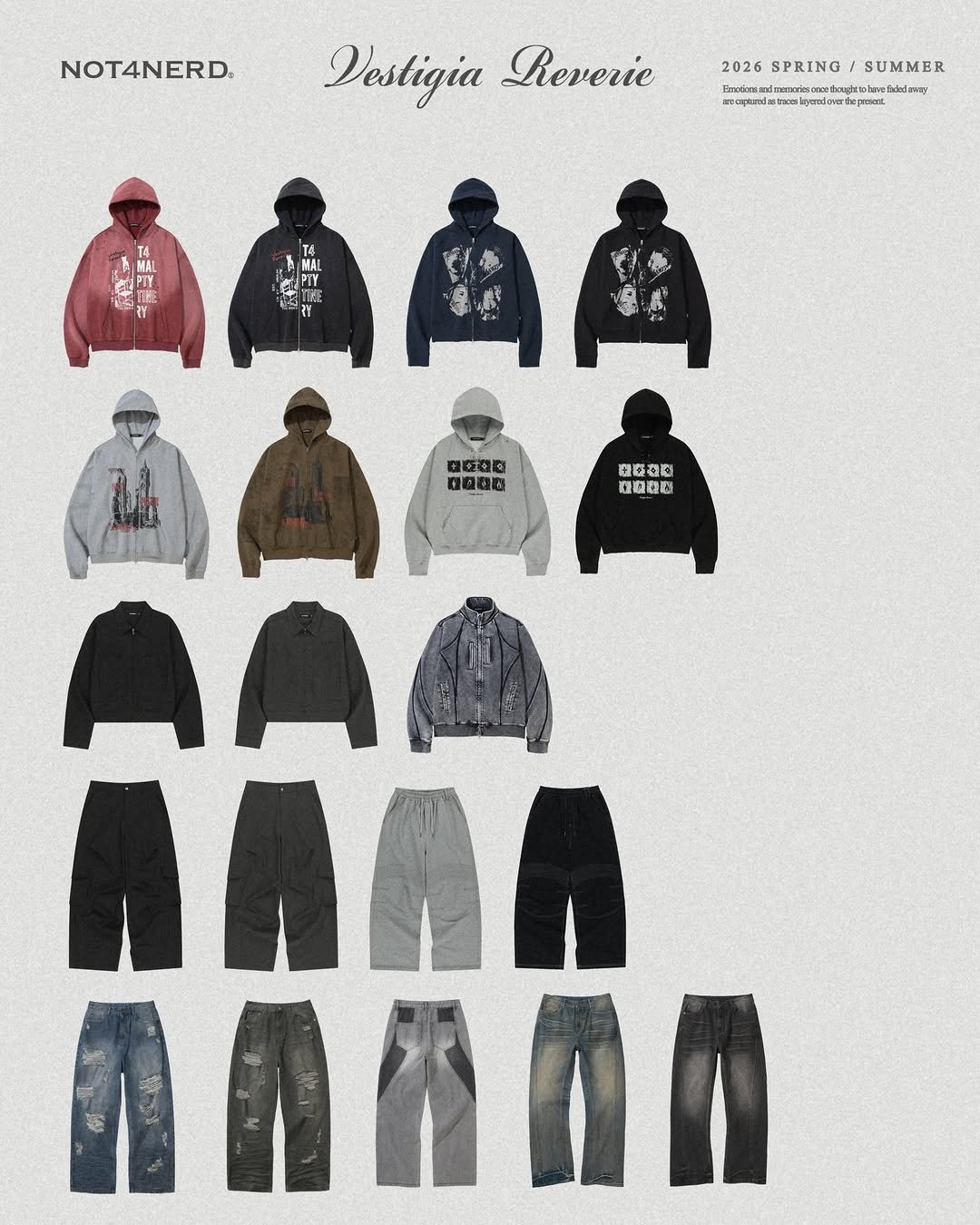 not4nerd 게시물 이미지: Spring–Summer 2026
“Vestigia Reverie”
1st Drop...