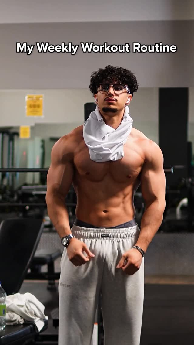 nothusseinfht 게시물 이미지: My exact weekly workout split — 6 days, every...