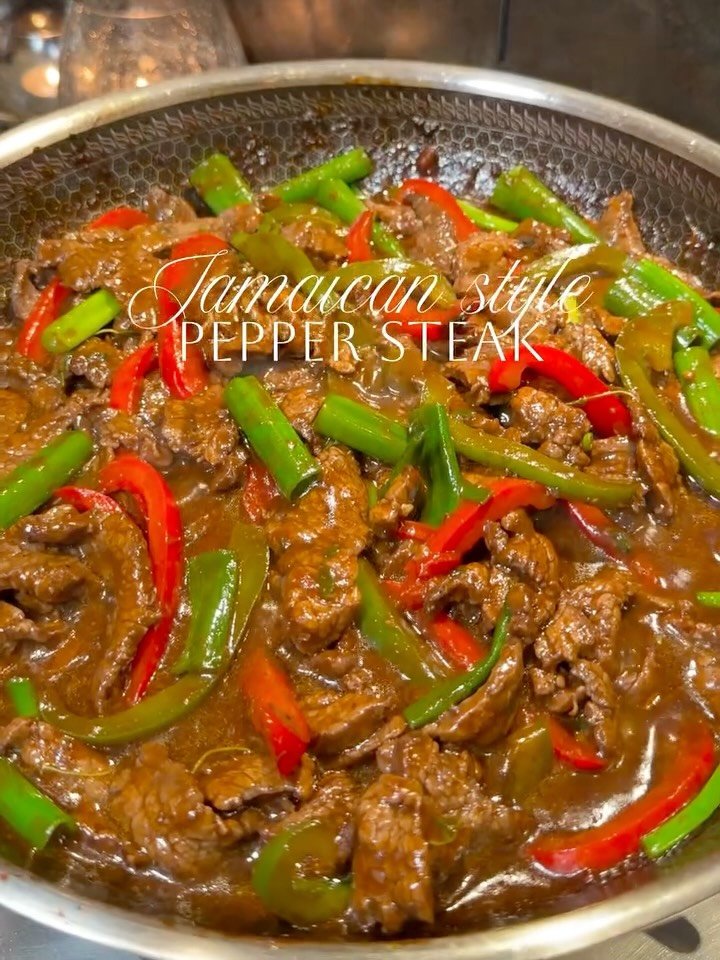 nourishing 게시물 이미지: Jamaican-Style Pepper Beef 🇯🇲🥩🫑✨
(via:...