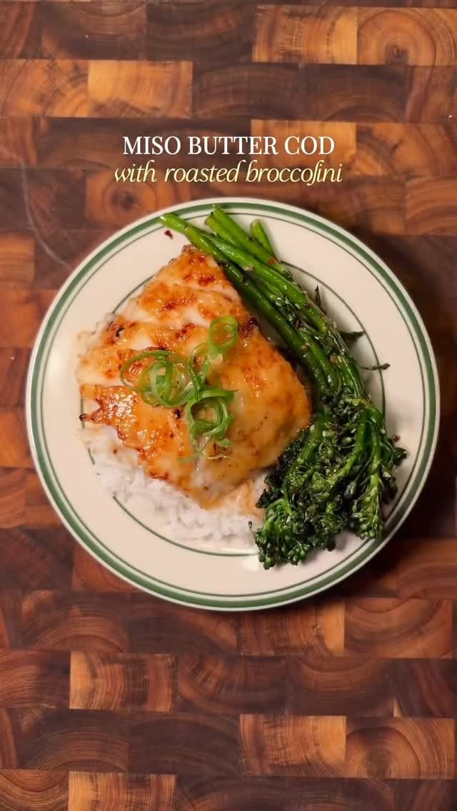 nourishing 게시물 이미지: Miso Butter Cod 🐟✨
(via: @thecilantrogirl)

A...