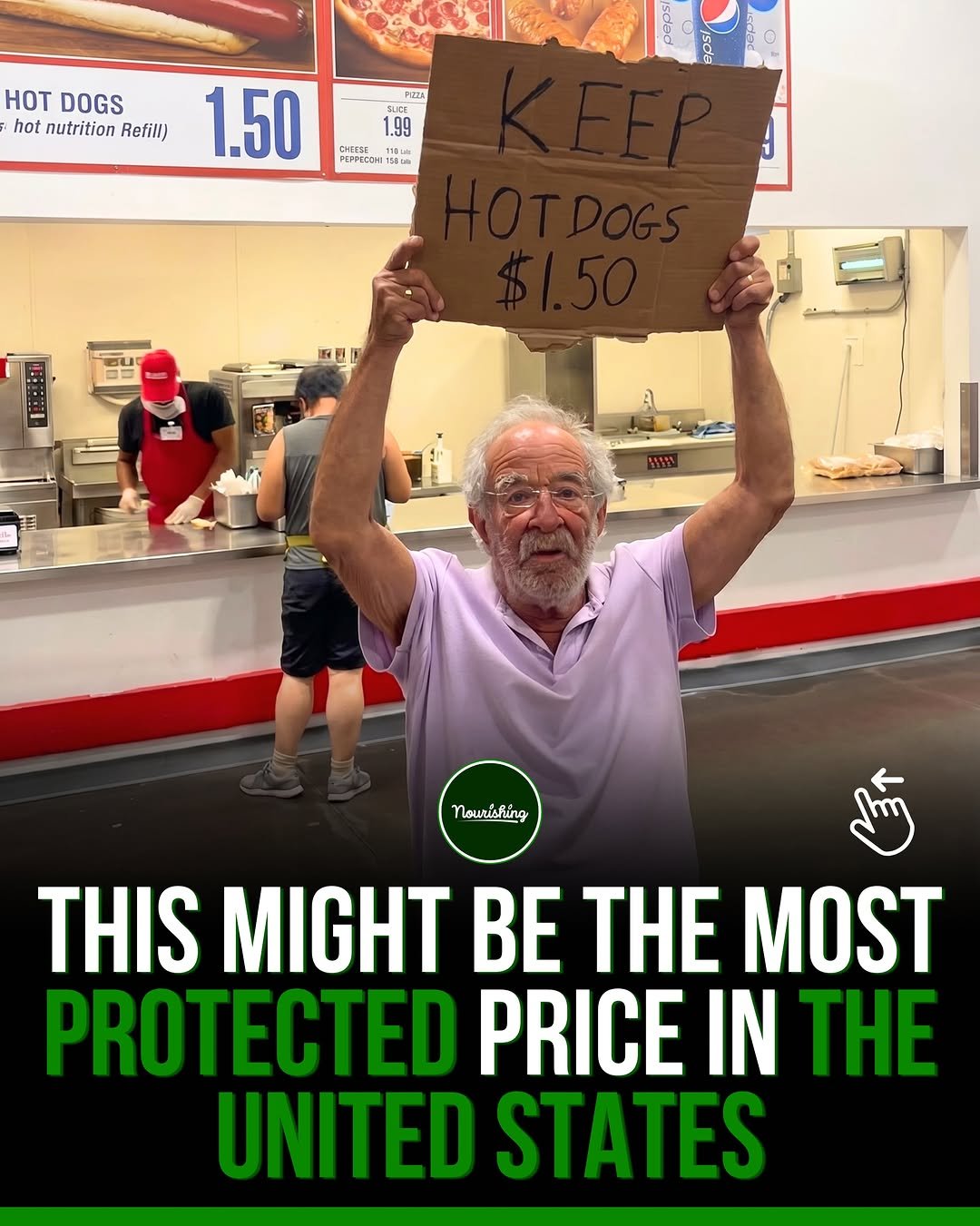 nourishing 게시물 이미지: Is the legendary $1.50 Costco hot dog combo...