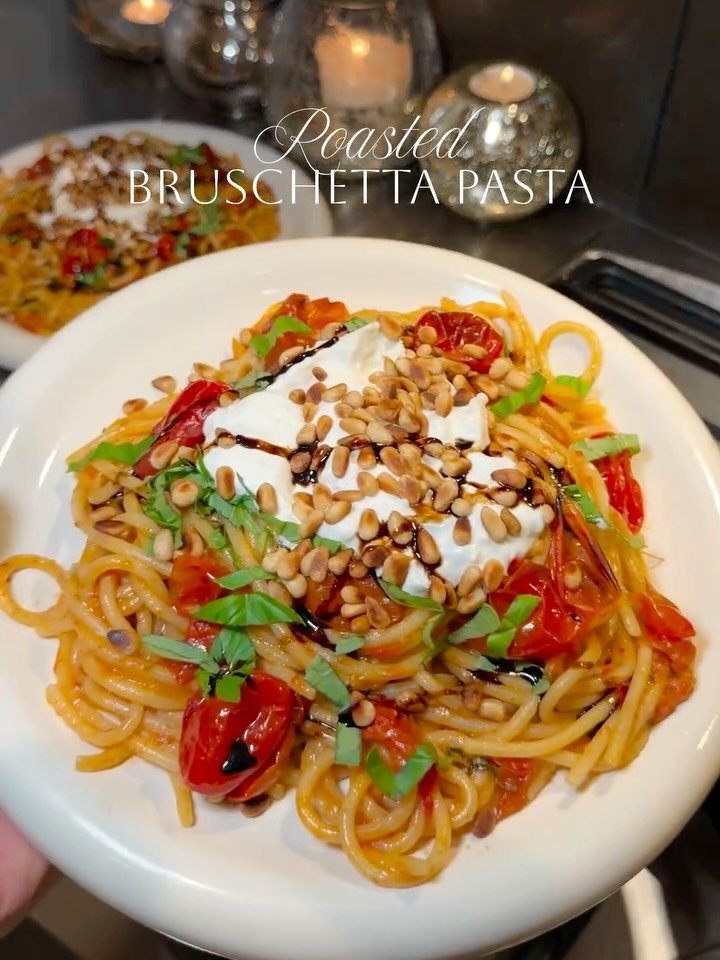 nourishing 게시물 이미지: Roasted Bruschetta Pasta 🍅✨
(via:...