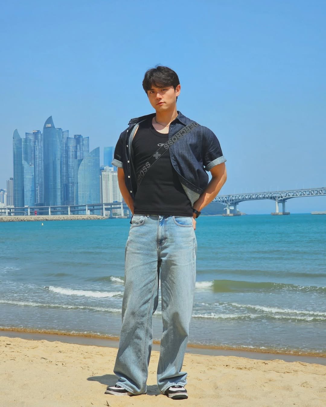 Photo by 𝗝𝗮𝗲𝗦𝘂𝗻𝗴_𝗛𝘆𝘂𝗻 on May 18, 2025. May be an image of 1 person, ocean and text.